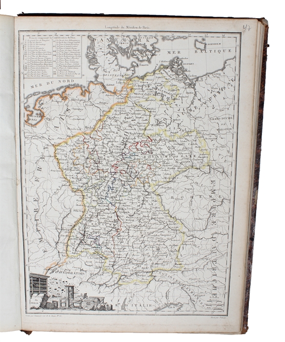 Atlas Complet du précis de la Geographie universelle. Dressé conformément au Texte de cet Ouvrage et sous les Yeux de L'Auteur, par M. Lapie. (Cet Atlas est formé de 75 Cartes).