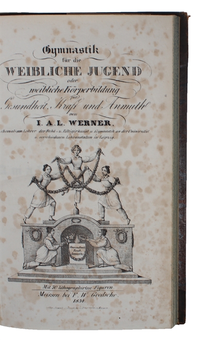 Gymnastik für die weibliche Jugend oder weibliche Körperbildung für Gesundheit, Kraft und Anmuth. Mit 70 lithographirten Figuren.