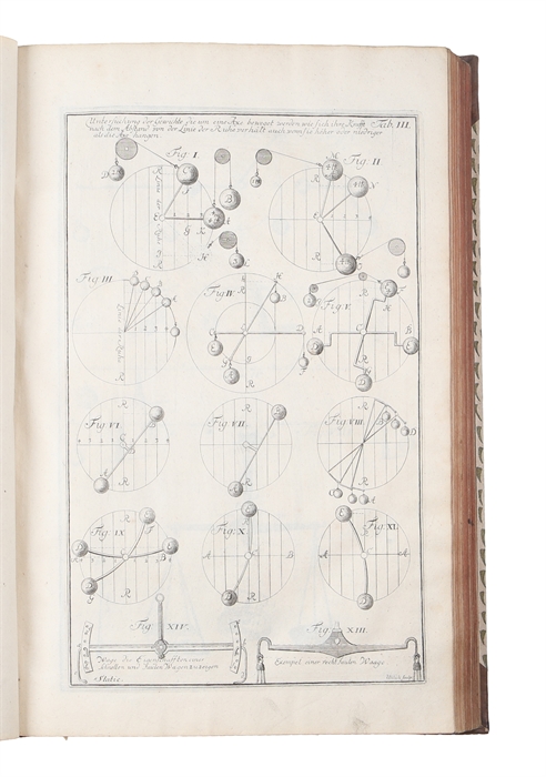 Theatrum Machinarum Generale. Schau=Platz des Grundes Mechanischer Wissenschaften...   Alles mit viel nütlichen Anmerkungen und besonderen neuen Inventionibus und Machinen vermehret, und mit vielen Figuren deutlich vor Augen gestellet... Bd. 1-9 (von 10)