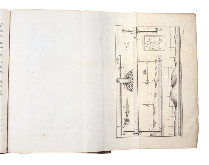 Theatrum Machinarum Generale. Schau=Platz des Grundes Mechanischer Wissenschaften...   Alles mit viel nütlichen Anmerkungen und besonderen neuen Inventionibus und Machinen vermehret, und mit vielen Figuren deutlich vor Augen gestellet... Bd. 1-9 (von 10)