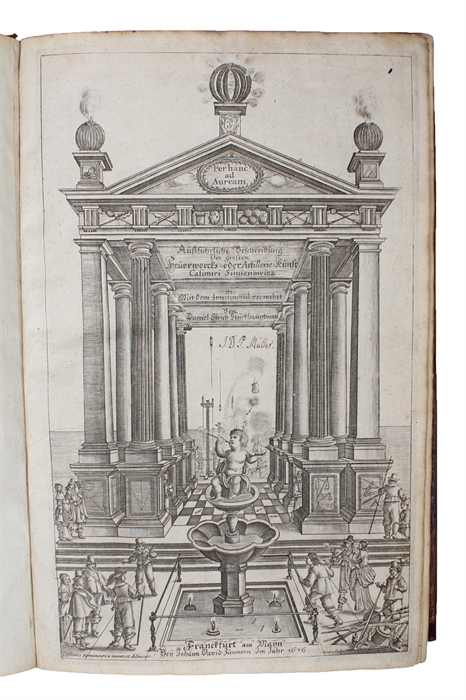 Vollkommene Geschütz= Feuerwerck=  und Büchsenmeisterey= Kunst: hiebevor in lateinischer Spraach beschrieben und mit Fleiss zusammen getragen. Anitzo in die Hochteutsche spraach übersetzet. von Thoma leonhard Beeren. Mit schönen Kupfern, und einem gan...