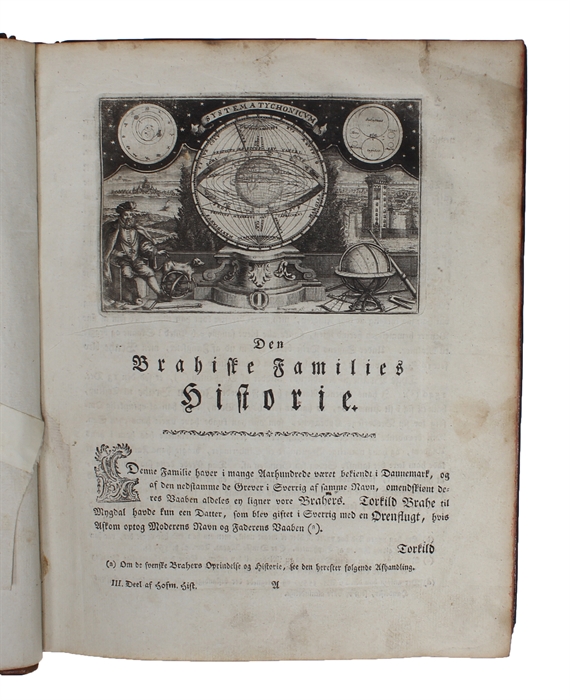 Historiske Efterretninger om velfortiente Danske Adelsmænd, med deres Stamme=Tavler og Portraiter. Oversatte, forøgede og forbedrede. Første (- Tredie) Deel. (3 Bd., kpl.).