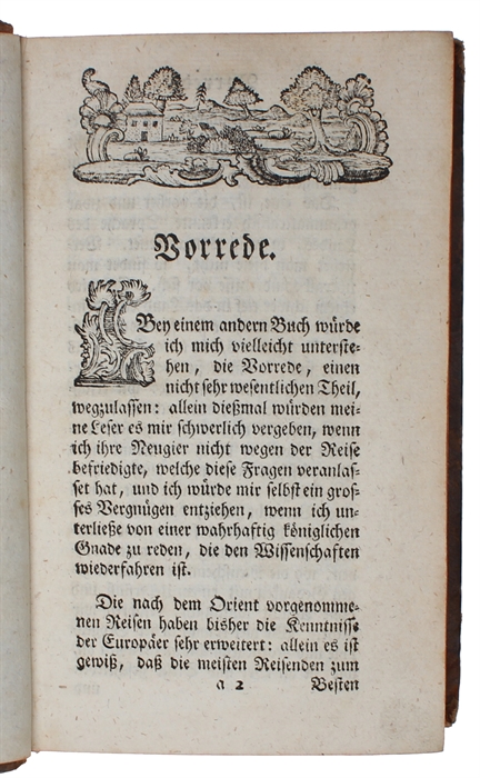 Fragen an eine Gesellschaft Gelehrter Männer, die auf Befehl Ihro Majestät des Königes von Dännemark nach Arabien reisen.