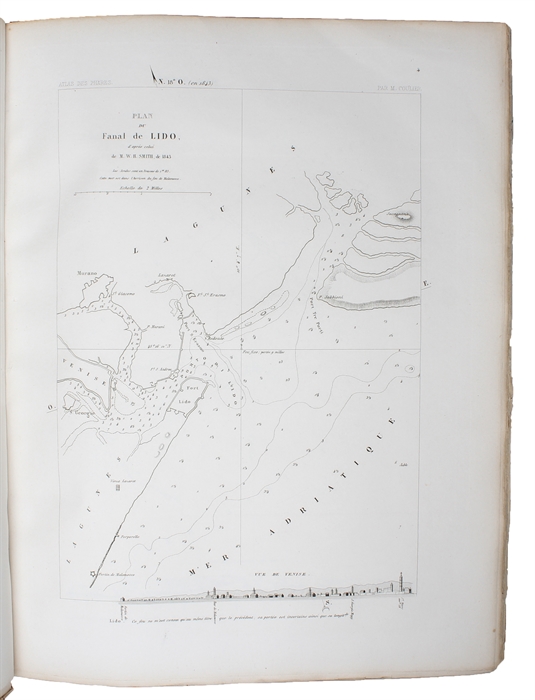 Atlas général des Phares et Fanaux à l'usage des Navigateurs,... Publié sous les Auspices de S.A.R.Mgr le Prince de Joinville. 23 Parts. (All published).