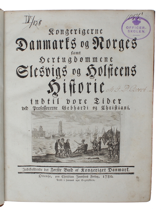 Kongeriget Danmarks Historie. Oversat paa Dansk efter Forfatterens egen Omarbeidning og Forbedring ved Joh. Ernst Heilmann. 6 Bd.