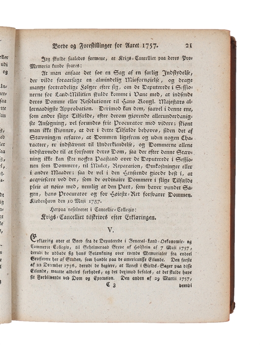 Erklæringer, Breve og Forestillinger, General=Prokureur=Embedet vedkommende. 1.-6. Deel (kpl.).