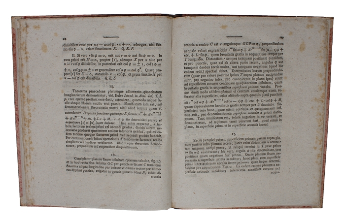 Demonstratio Nova Theorematis Omnem Functionem Algebraicam Rationalem Integram unius Variabilis in Factores Reales Primi vel Secundi Gradus resolvi posse (i.e. English: "A new proof of the theorem that every integral rational algebraic function of one...