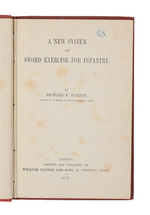 A New System of Sword Excercise for Infantry.