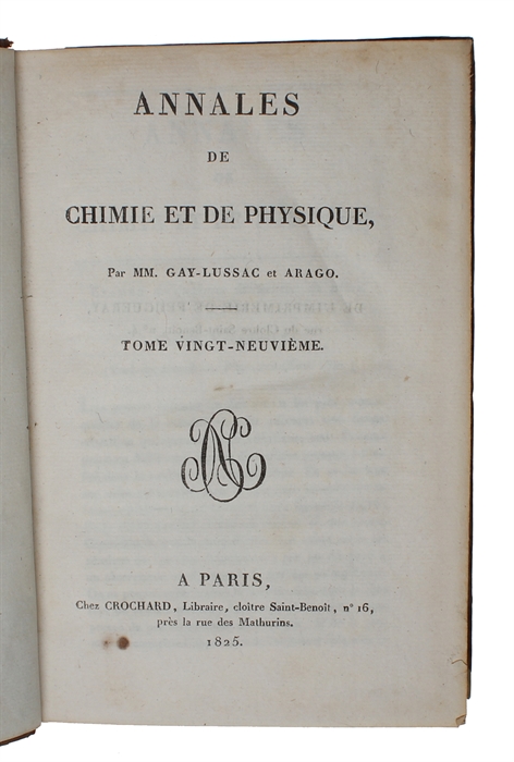 Mémoire sur une nouvelle Expérience électrodynamique, sur son application à la formule qui représente l'action mutuelle de deux élemend de conducteurs voltaïques, et sur de nouvelles conséquences déduites de cette formule (+) Lettre de M. Ampère à M....