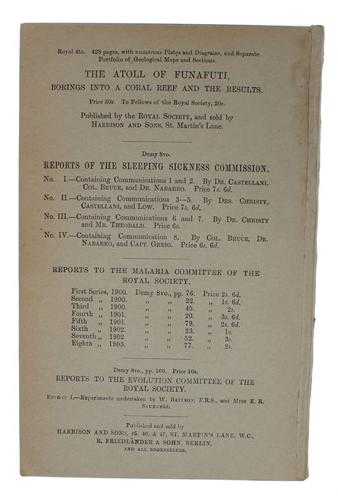 On the Conversion of Electric Oscillations into Continous Currents by means of a Vacuum Valve. (+) An Instrument for the Measurement of the Lenght of Long Electric Waves, and also Small Inductances and Capacities.