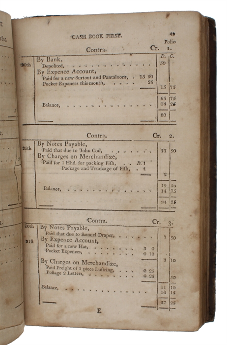 An Epitome of Book-Keeping by Double Entry: Delineated on a Scale Suited to the Faculties and Comprehension of Senior School Boys and Youth, Designed for the Mercantile Line, Comprising Systematic and Unerring Rules for the Forming Monthly Statements ...