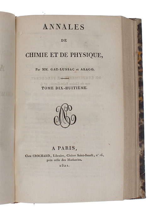 Sur les Mouvemens électro-magnétiques et la théorie du magnétisme. (Traduit par M. Anatole-Riffault). + (André-Marie Ampere et Felix Savary:) Notes relatives au Mémoire de M. Faraday.