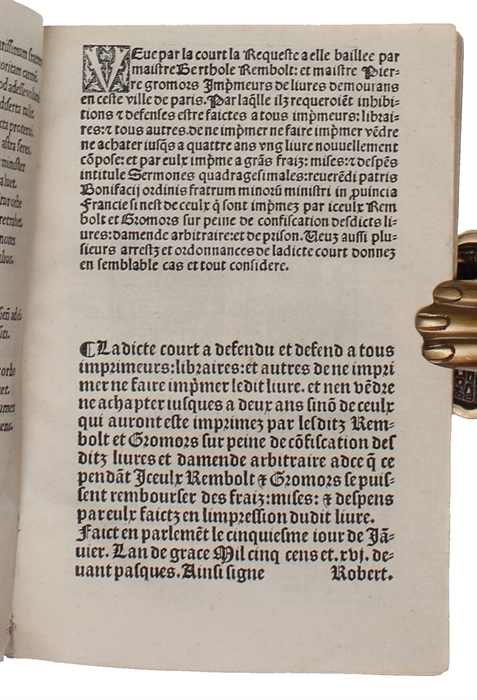 Preclarissimi viri F. Bonifacij de Ceua ordinis minoru sacre theologie ac iuris vtriusq laureati: [...]. Sermones quadragesimales [...].