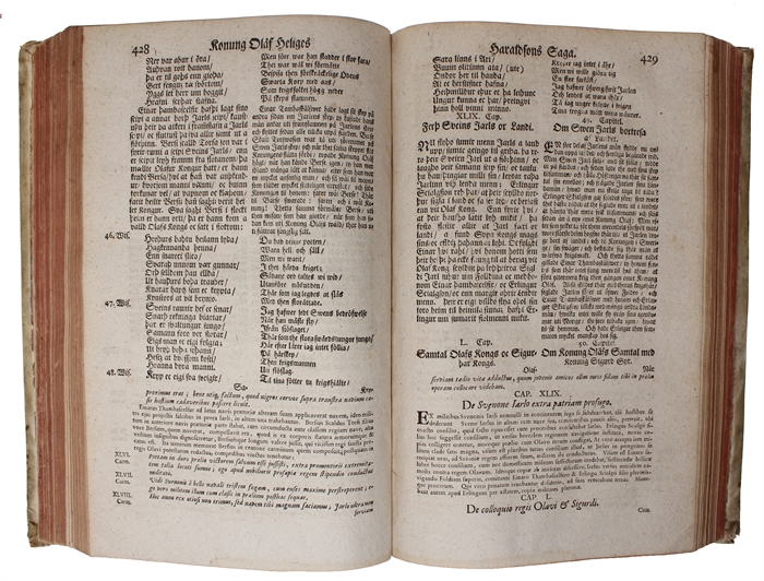 Heims Kringla/ Eller Snorre Sturlusons Nordländiske Konunga Sagor. Sive Historiae Regum Septentrionalium. Ante secula quinque, patrio sermone antiquo Conscriptae, Quas Ex Manuscriptis Codicibus edidit, Versione gemina, notisque brevioribus, Indici Poë...