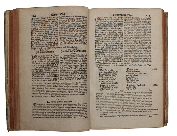 Heims Kringla/ Eller Snorre Sturlusons Nordländiske Konunga Sagor. Sive Historiae Regum Septentrionalium. Ante secula quinque, patrio sermone antiquo Conscriptae, Quas Ex Manuscriptis Codicibus edidit, Versione gemina, notisque brevioribus, Indici Poë...