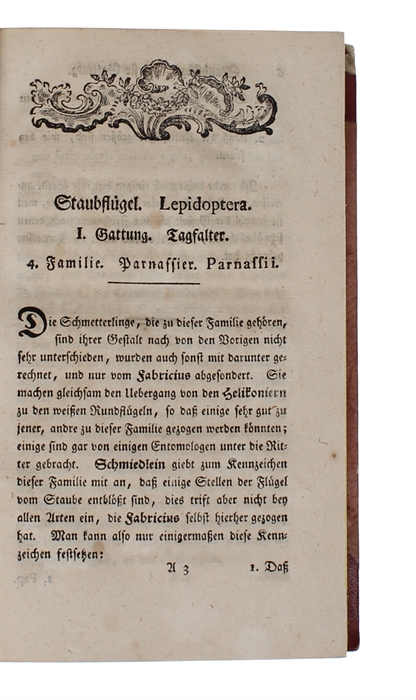 Natursystem aller bekannten in- und ausländischen Insecten. Nach dem System des Ritters Carl von Linné bearbeitet. Schmetterling. 11 vols.