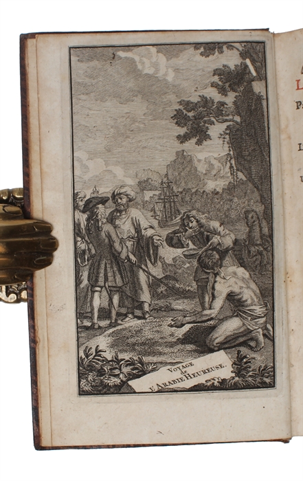 Voyage de l'Arabie heureuse, par l'Ocean Oriental, & le Détroit de la Mer Rouge: fait par les François pour la premiere fois, dans les années 1708, 1709 & 1710. Avec la relation particuliere d'un voyage fait du Port de Moka à la cour du Roy d'Yeme...