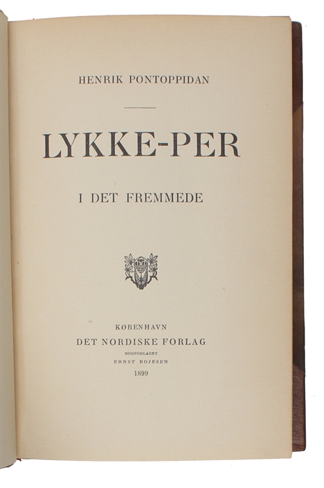 Lykke-Per. 8 Bd. (Hans Ungdom - Finder Skatten - Hans Kærlighed - I det Frememde - Hans Store Værk - Og hans Kæreste - Hans Rejse til Amerika - Hans sidste Kamp).