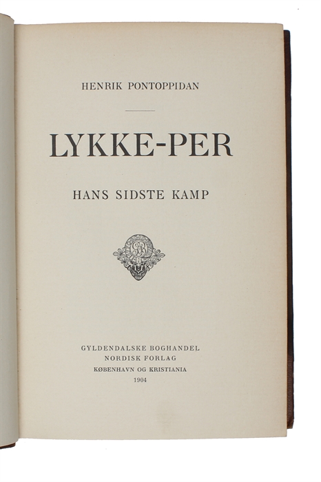 Lykke-Per. 8 Bd. (Hans Ungdom - Finder Skatten - Hans Kærlighed - I det Frememde - Hans Store Værk - Og hans Kæreste - Hans Rejse til Amerika - Hans sidste Kamp).