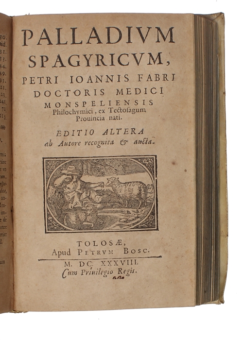 Myrothecium Spagyricum; sive Pharmacopoea Chymica, occultis naturae arcanis, ex Hermeticorum Medicorum scriniis depromptis abunde illustrata (part 1 only)(+) Hydrographum spagyricum (+) Palladium Spagyricum (+) Chirurgia Spagyrica.