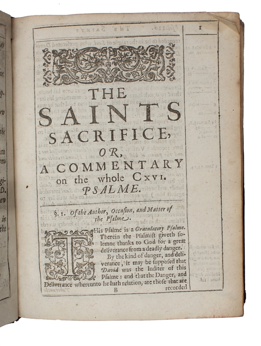 The saints sacrifice: or, a commentarie on the CXVI. Psalme. Which is, a gratulatory psalme, for deliverance from deadly distresse.