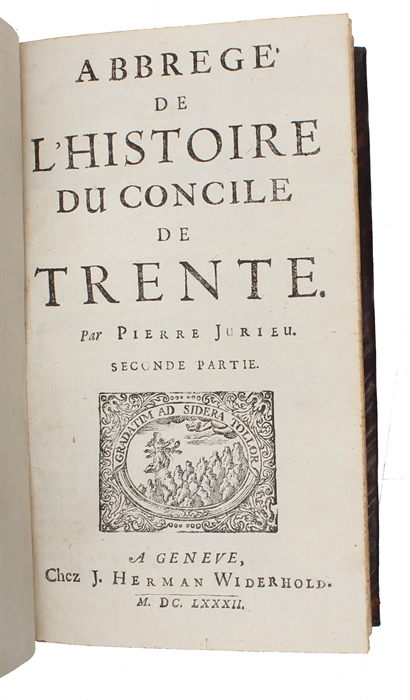 Abbrégé de l'histoire du Concile de Trente. 2 vols. 