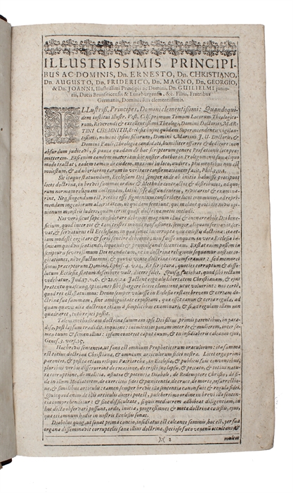 Loci Theologici Reverendi Et Clarissimi Viri Dn. Martini Chemnitii, Sacrae Theologiae Doctoris, atque Ecclesiae Brunsvicensis quondam Superintendentis fidelissimi. Quibus Et Loci Communes D. Philippi Melanchthonis Perspicue Explicantur, & quasi integr...