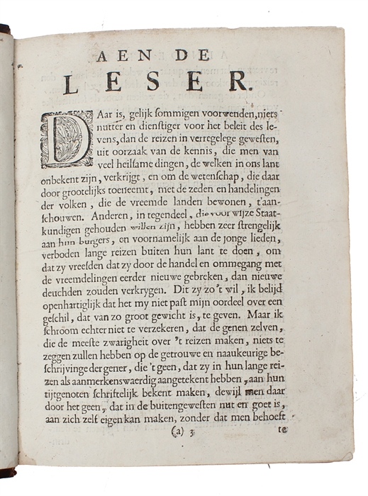 Alle de voortreffelijke reizen van de deurluchtige Pietro della Valle, Edelman van Romen, In veel voorname gewesten des werrelts, sedert het jaer 1615, tot in 't jaar 1626 gedaan: Uit zijn schriften, aan Mario Schipiano geschreven, 6 parts. 