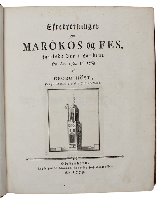 Efterretninger om Marókos og Fes, samlede der i Landene fra Ao.1760 til 1768.