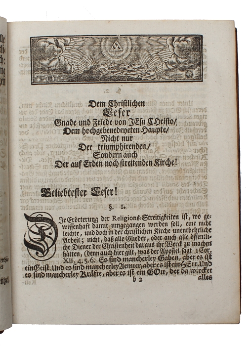 Collegium anti-theticum universale fundamentale nach der in den thesibus Breithauptianis Befindlichen Ordnung der Theologischen Materien.