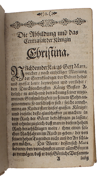 Lebens-Beschreibung der Königin Christina von Schweden (...). Auss dem Frantzösischen ins Teutsche übersetzt.