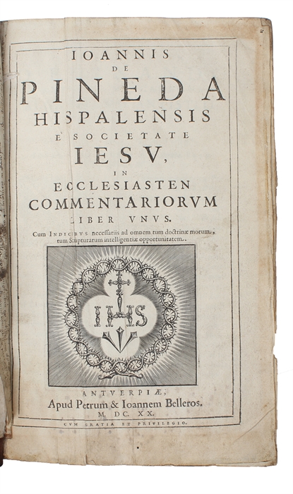 In Ecclesiasten commentariorum liber unus.