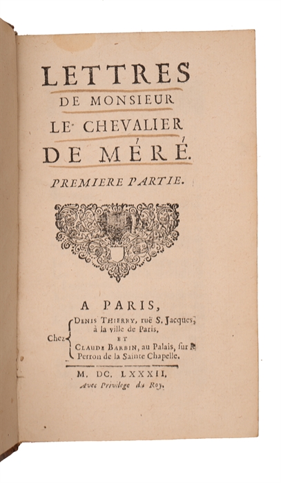 Lettres de Monsieur le Chavalier de Mété. 2 vols.