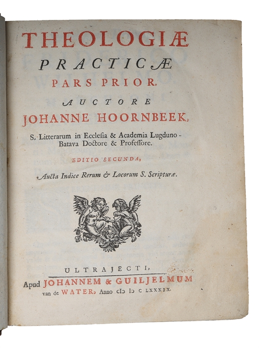 Theologiae practicae. Editio Seconda. 2 vols. (+)  Irenicum, sive de Studio Pacis et Concordiae.  