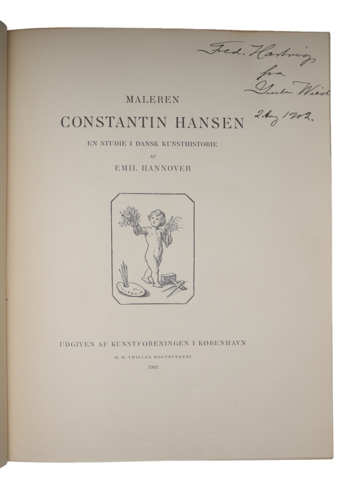 Maleren Constantin Hansen. En Studie i Dansk Kunsthistorie.