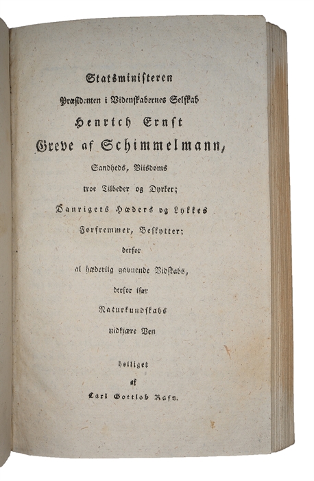 Danmarks og Holsteens Flora, systematisk, physiskt og oekonomisk bearbeydet, et Priisskrivt. 1.-2. Deel. (2 Bd.).