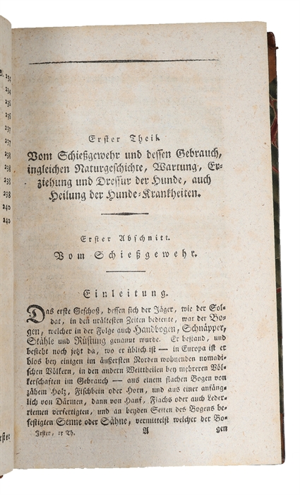 Ueber die kleine Jagd zum Gebrauch angehender Jagdliebhaber. 4 parts. 