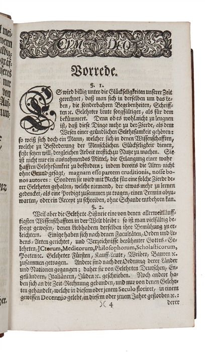 Compendiöses Gelehrten-Lexicon darinnen die Gelehrten, als Fürsten und Staats-Leute, die in der Literatur erfahren, Theologi, Prediger, Juristen, Politici, Medici, Philologi, Philosophi (...). Andere Auflage. 2 parts. 