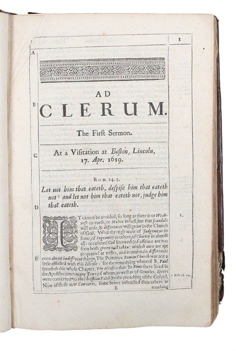 XIV sermons viz. IV. Ad Clerum, III. Ad Magistratum, VII. Ad Populum. The fifth impression. XXXIV sermons viz. XVI ad aulam. VI ad clerum. VI ad magistrum. VIII ad populum (+) Twenty sermons viz. XVI Ad Aulam. III Ad Magistratum. I Ad Populum. Second ...