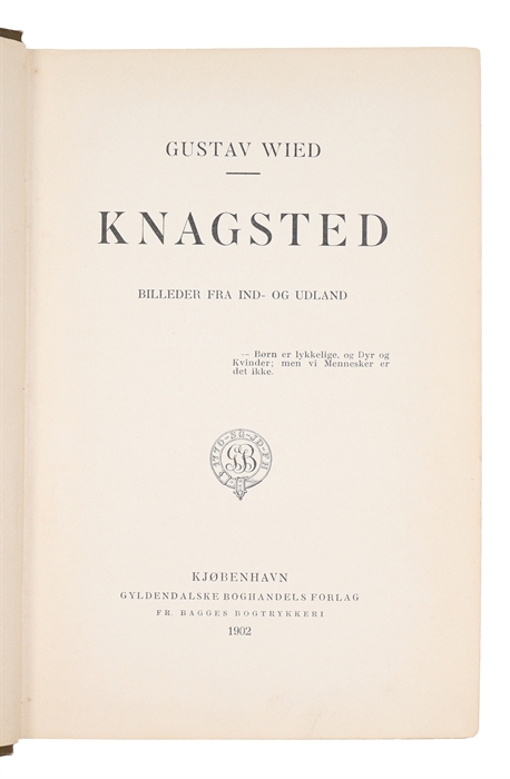 Knagsted. Billeder fra Ind- og Udland.