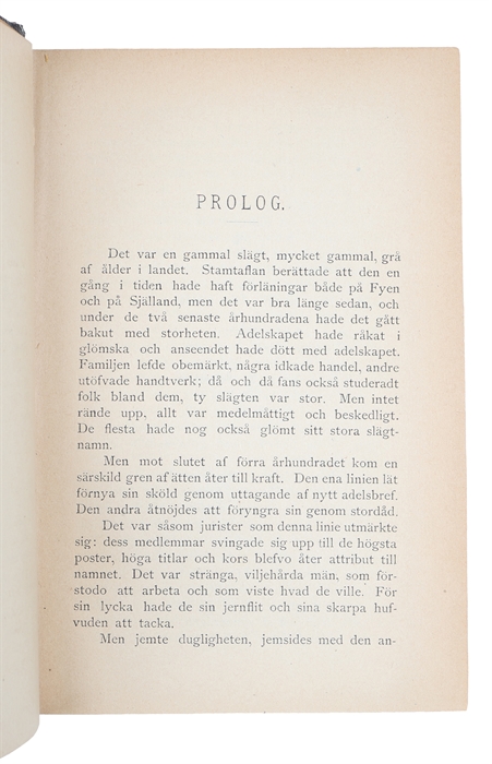 Slägter utan Hopp (Haabløse Slægter). Roman. Auktoriserad Öfversättning. Förra Delen - Andra Boken (alt).