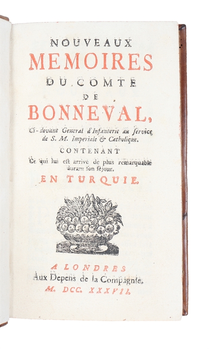 Nouveaux mémoires du comte de Bonneval.