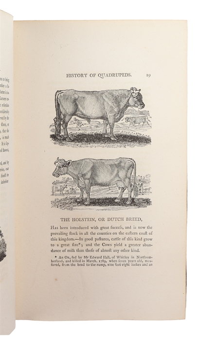 A General History of Quadrupeds. The Figures engraved on Wood by T. Bewick. The fourth edition.