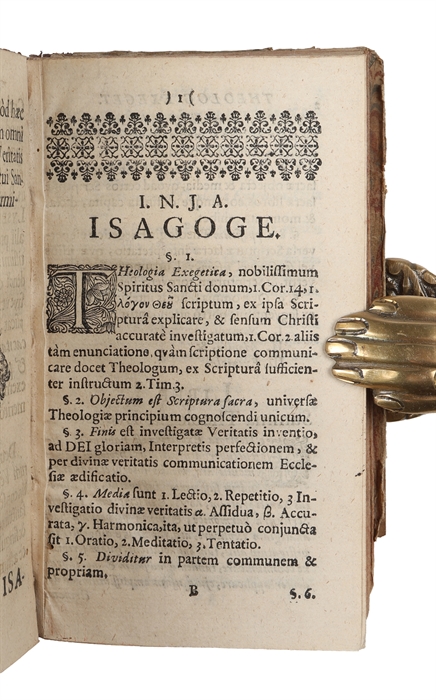 Theologia exegetica, cuius Isagogen ordine sequuntur Summa, Monita et Exempla, methodice proposita