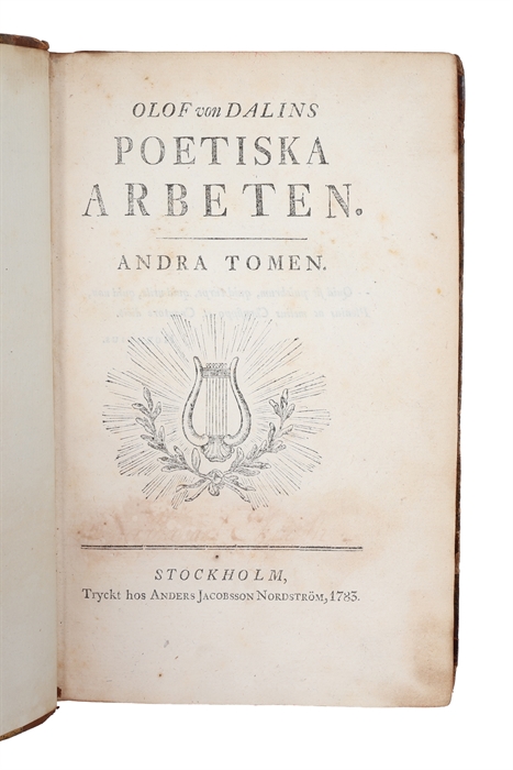 Poetiska Arbeten. 2 Tomer.