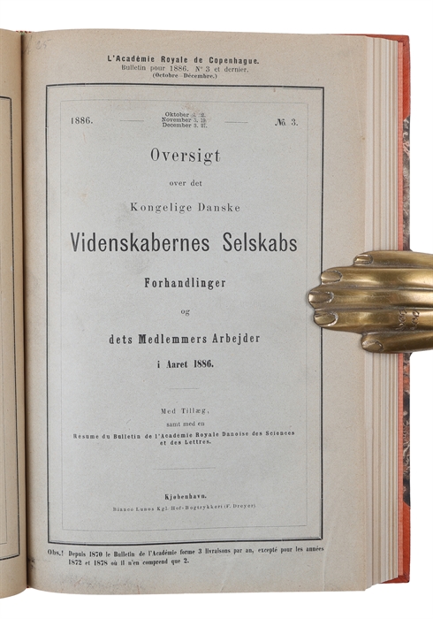 Undersøgelser og Betragtninger over Cycadeerne [1877] (+) Bidrag til Cycadeernes Naturhistorie [1879] (+) Om Bygningen og den formodede Bestøvningsmaade af nogle grønlandske Blomster [1886] (+) Note sur le genre Hydrostachys [1891] (+) Note sur la bio...