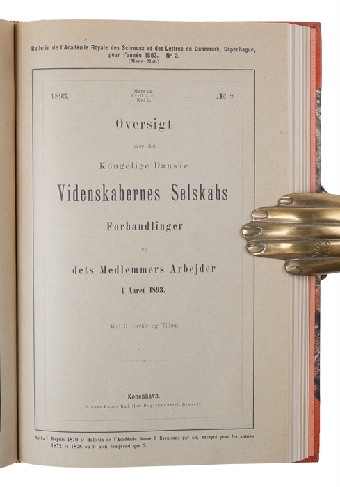 Undersøgelser og Betragtninger over Cycadeerne [1877] (+) Bidrag til Cycadeernes Naturhistorie [1879] (+) Om Bygningen og den formodede Bestøvningsmaade af nogle grønlandske Blomster [1886] (+) Note sur le genre Hydrostachys [1891] (+) Note sur la bio...