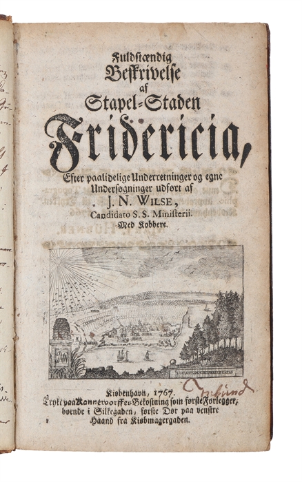 Fuldstændig Beskrivelse af Stapel-Staden Fridericia, Efter paalidelige Underretninger og egne Undersøgninger udført.