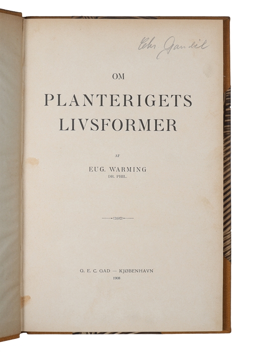 Om planterigets livsformer.