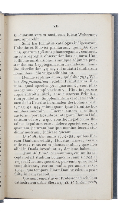 Novitiae Florae Holsaticae, sive Supplementum Alterum Primitarium Florae Holsaticae G.H. Weberi.
